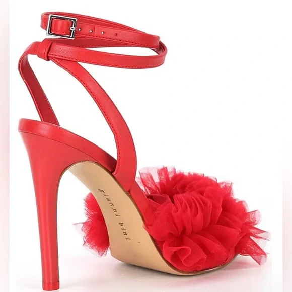 Gianni Bini
Mays Ruffle Mesh Ankle Strap Pumps Sz 7.5 - Picture 3 of 6